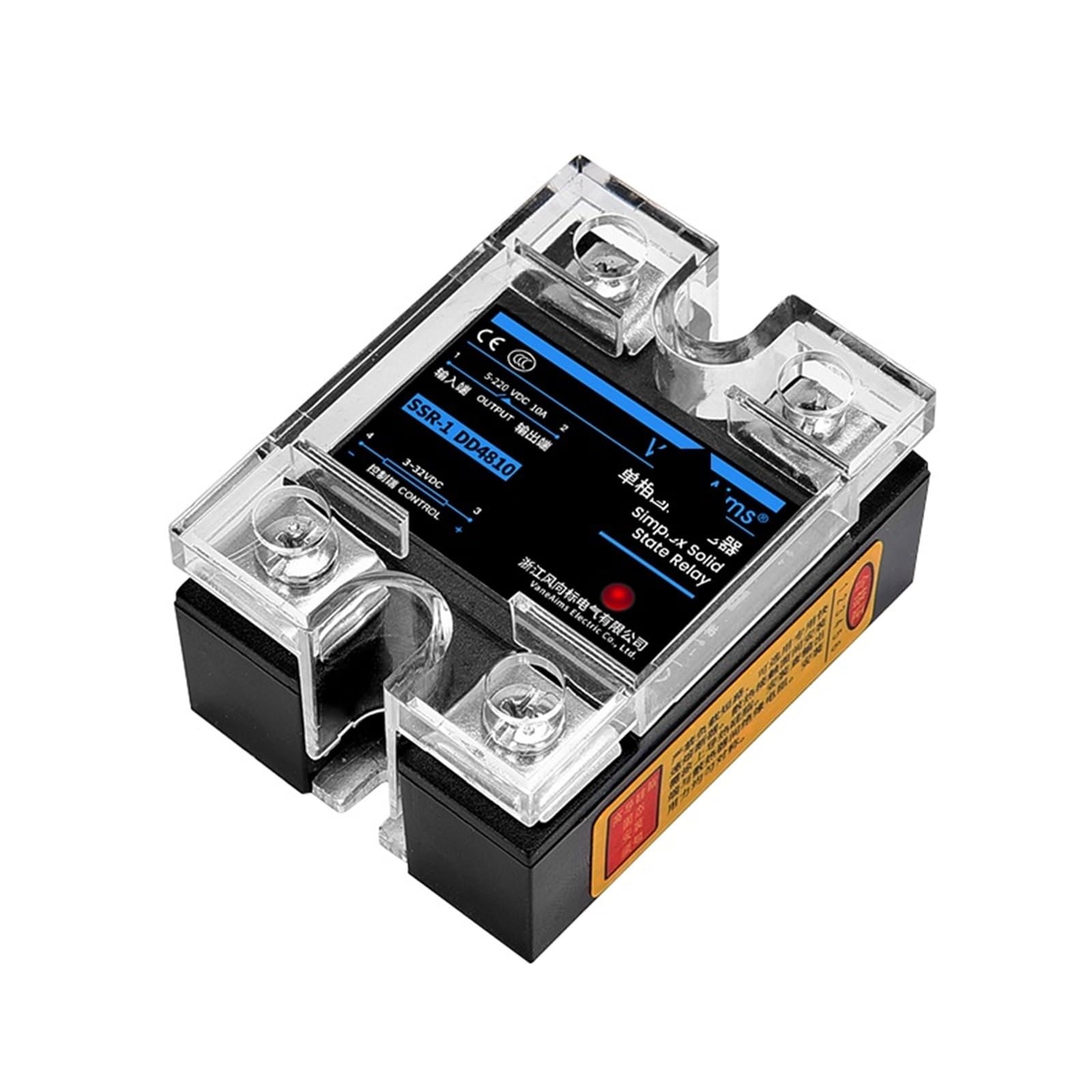 SSR-25DA SSR-40DA SSR-40AA SSR-40DD SSR 10A 25A 40A 60A 80A 100A DD DA Solid State Relay Module for PID Temperature Control(DD,SSR-40A) Control Relays