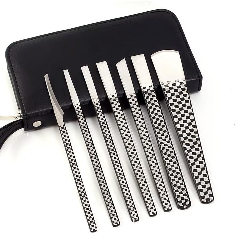 7Pcs Toenail Scraper Feet Nail Ingrown Cuticle Pedicure Knife Set Dead Skin Remover Files Manicure Tools Foot Care Pedicure Tools