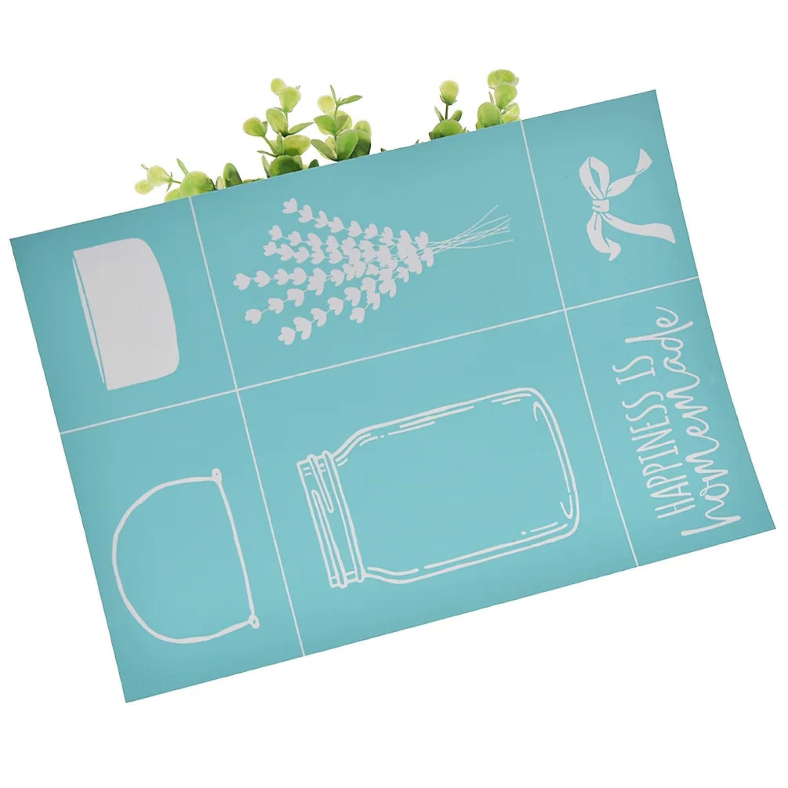 MANGOUSONG Screen Printing Kit,29.7x21cm Bottle Silk Screen Stencils Reusable Silkscreen Print Kit for Printing Handbag Decoration Template ?Seal Tool