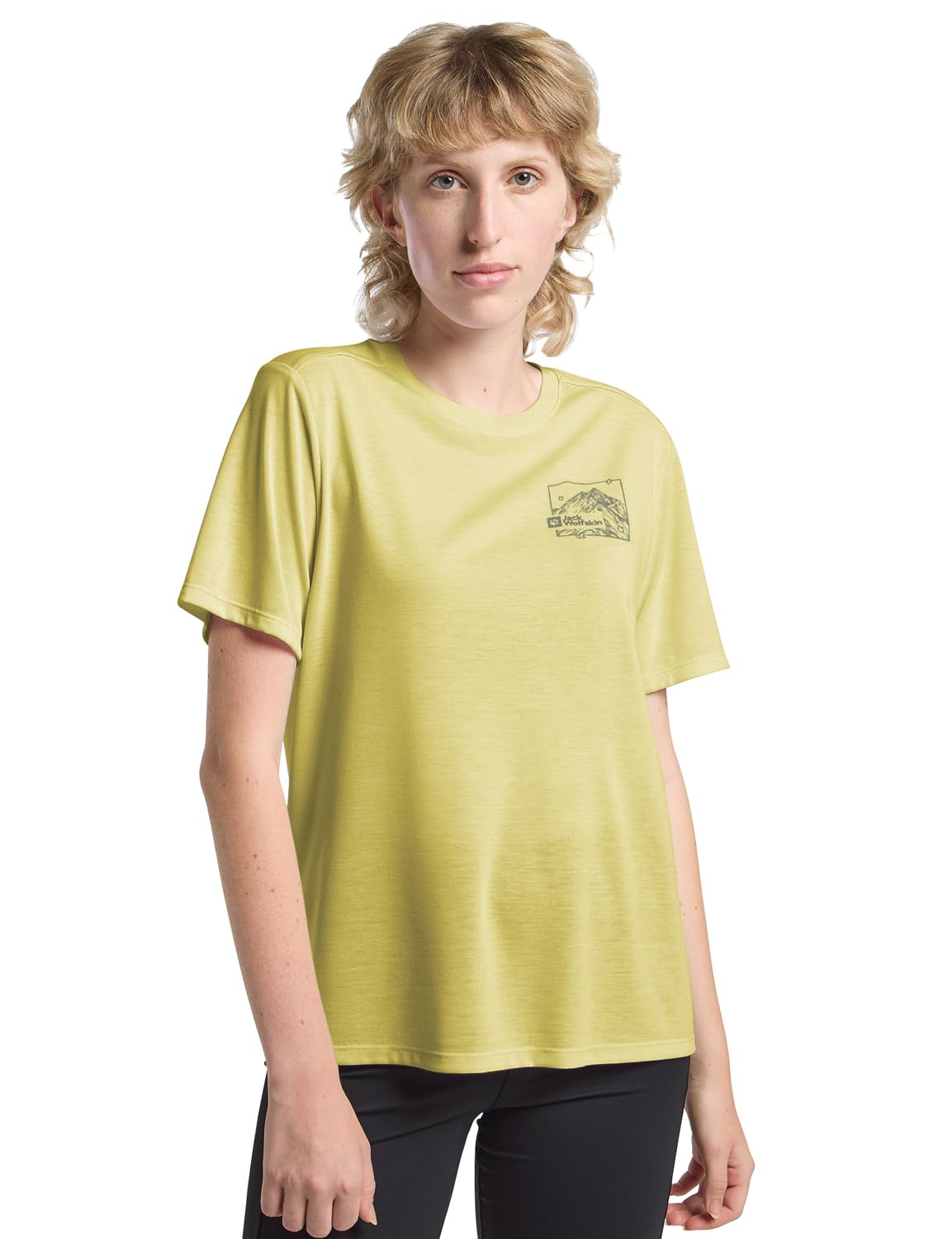 Jack Wolfskin Damen Vonnan Graphic T W T-Shirt