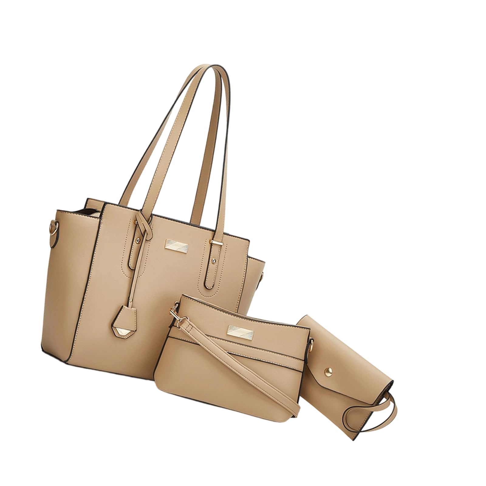 Borsa a tracolla in PU morbido capacità Tasche multiple e tracolla regolabile Borsa a tracolla per ufficio e laptop per uso quotidiano