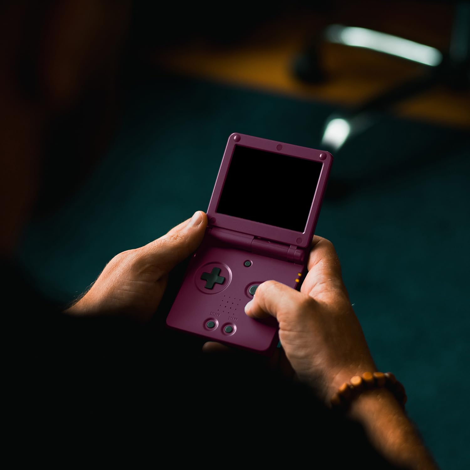 OSTENT Full Housing Shell Case Cover Replacement for Nintendo GBA SP Gameboy Advance SP Color Purple