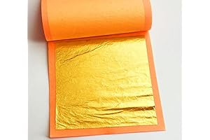 Edible Gold Leaf Sheets for Culinary Creations and Skin Care Rituals