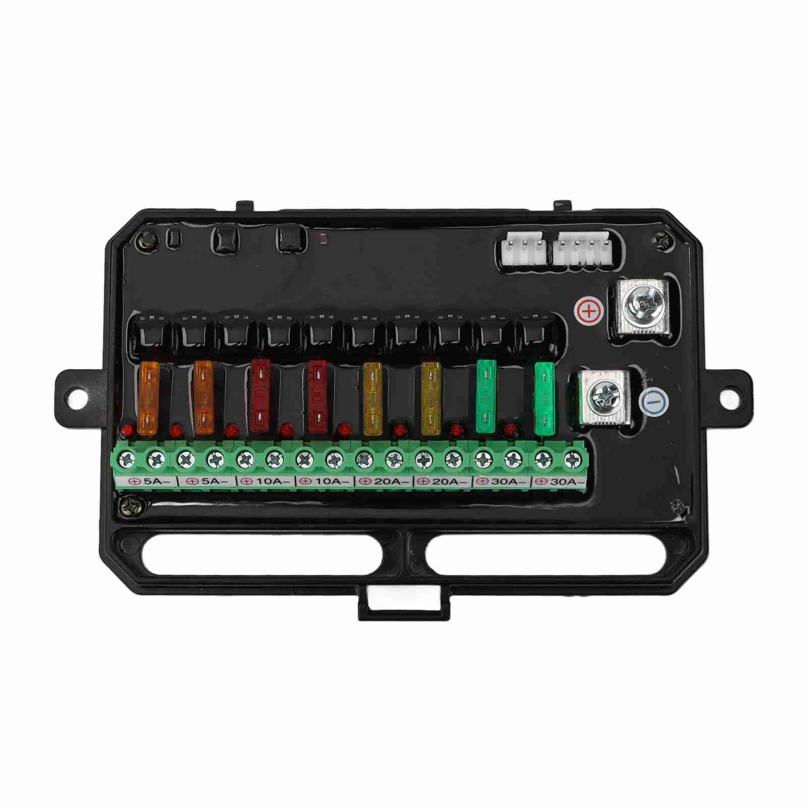 Cocoarm Panel Przyciskowy ABS Panel Przełączników Morskich 8-krotny z Automatycznym Przyciemnianiem Sterowanie IGBT 60A 600W 12V 1200W 24V dla Ciężarówka łódź Off Road ATV UTV Powersport