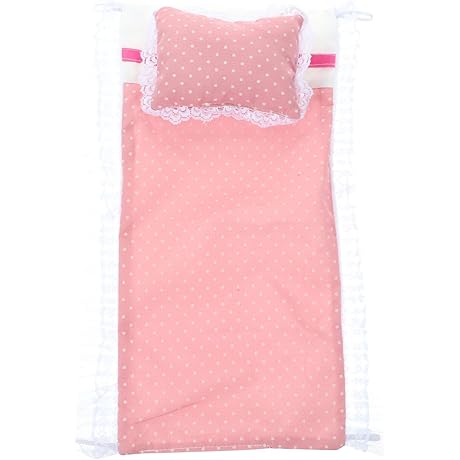 Doll Blankets and Pillows Miniature Bedding Play Set