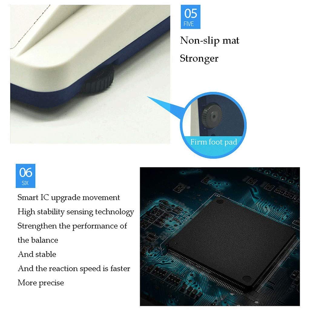 0.001g Bilance elettroniche da Laboratorio Bilance analitiche di precisione Bilance LCD digitali per Gioielli Farmacia Scuola Impermeabile Bianco