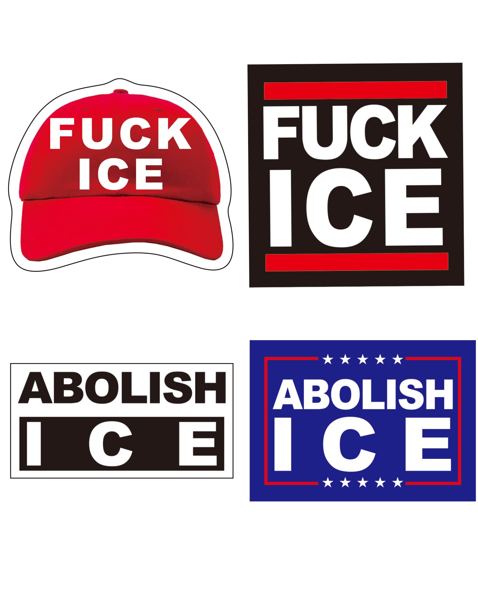 Amazon.com: 100Pcs Fuck Ice Stickers Fuck Trump Sticker Abolish