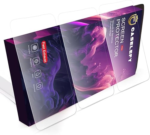 Miniatura 6 de Caselefy HD Clear 9H Anti Scratch Ultra Fuerte Antihuellas Protector De Pantalla De Vidrio Templado Para Samsung S23 (1 Pack)