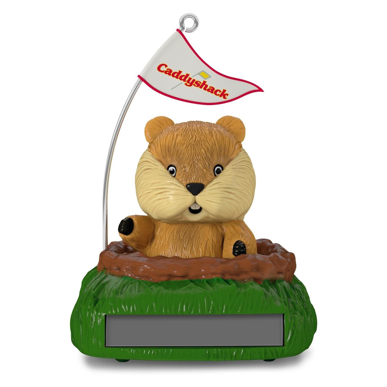Hallmark 2016 Christmas Ornament Caddyshack Groovy Gopher Solar Motion Ornament