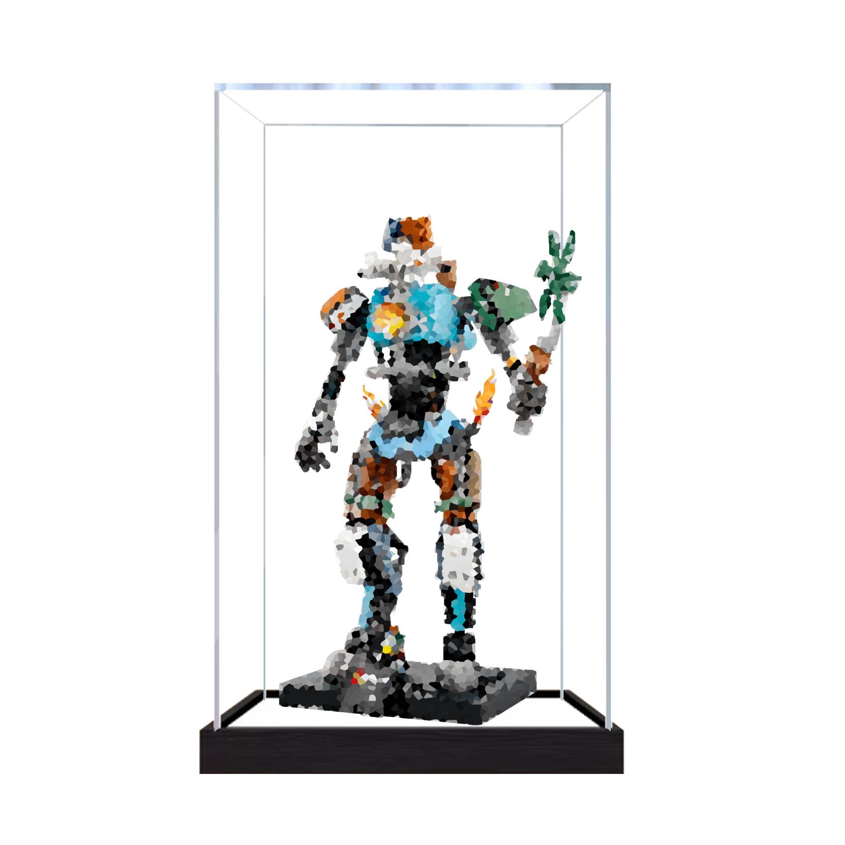 Dustproof acrylic Display Case for Le-go 77081 Model (Mirror3mm)
