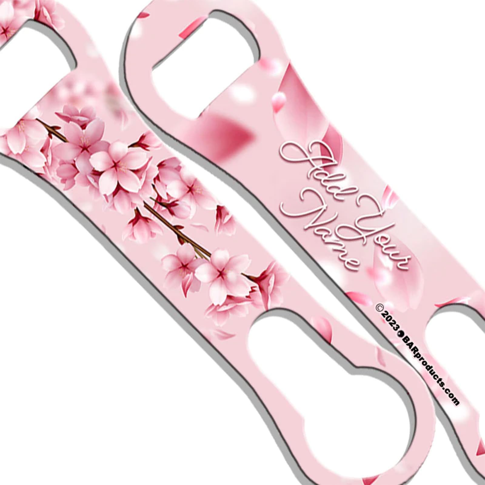 Customizable V-ROD® Bottle Opener – Cherry Blossom Design