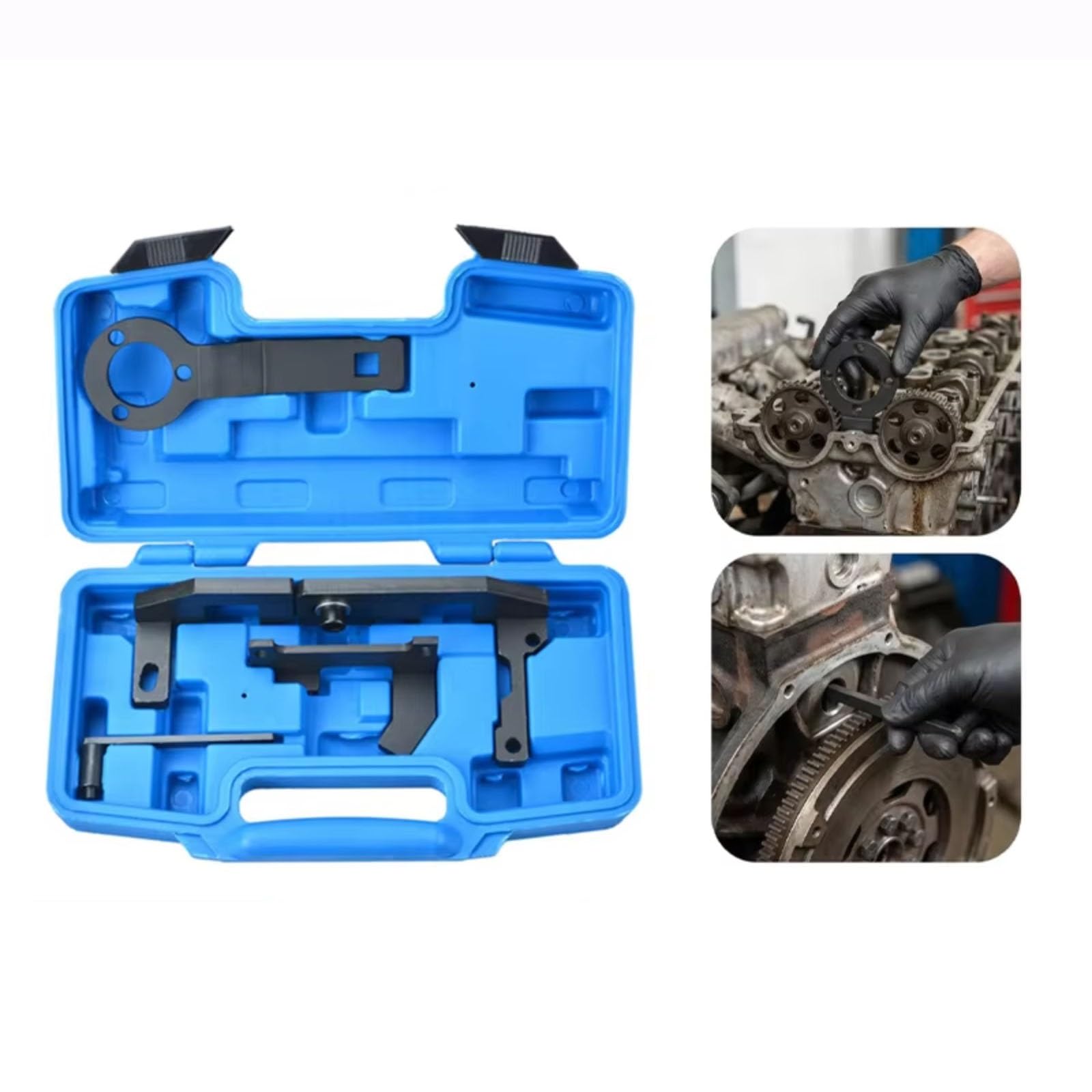 Compatible con Peugeot para 308 2008 2013-2015 Herramienta Ajuste Árbol Levas Motor Vehículo Kit Herramientase Sincronización De Bloqueo Herramienta Correa Distribución