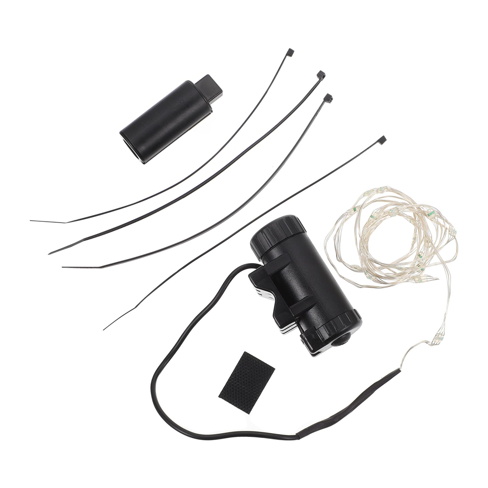 Luz De Radio para Bicicleta Led Recargable RGB, Luz De Cable Abs, Accesorio De Seguridad Multiuso para Ciclismo Nocturno, Compatible Ruedas y Radios, Adecuado para Uso Al Aire Libre