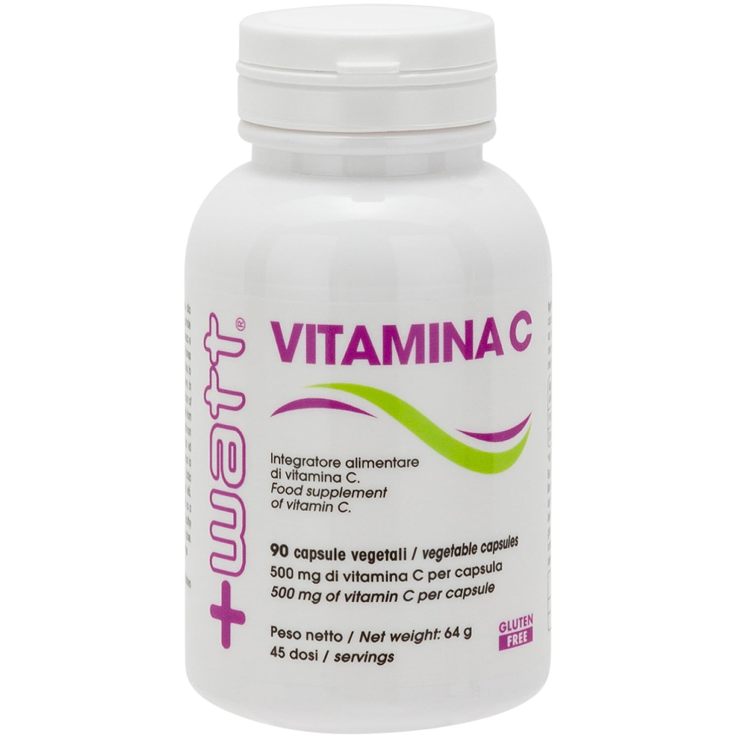 Vitamin C - Integratore Alimentare di Acido Ascorbico - Vitamina C - per il Supporto al Sistema Immunitario e l'Attività Antiossidante - 90 Capsule