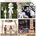 FAVENGO 30 pcs Lazos Blancos Boda Lazos Para Coche de Boda Lazos...