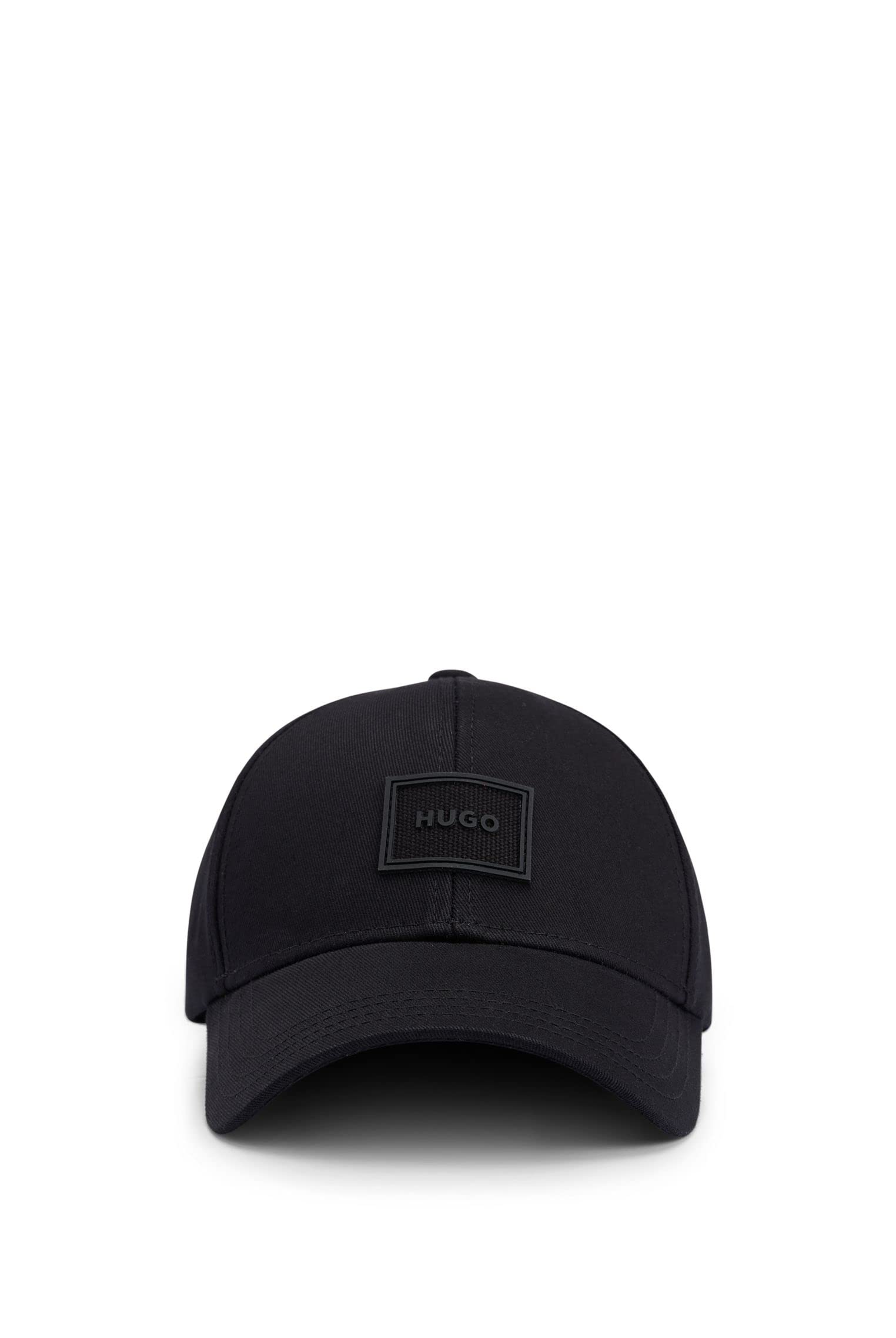 HUGO Men's Jake-PL Cotton Twill Cap with Canvas Logo Label