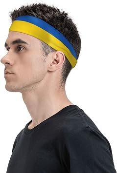 Mens Sweat Band Headband Working Out Sports Headband Athletic Cycling Sweat Band