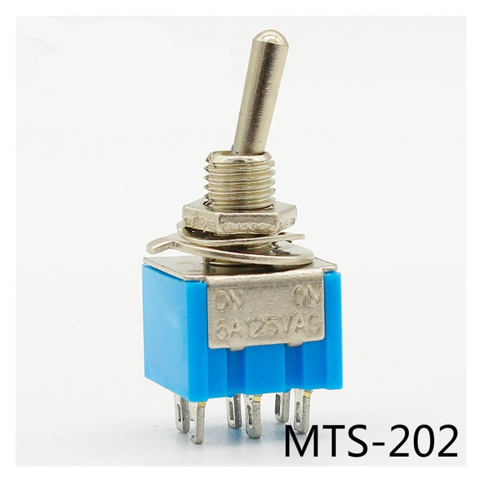 Amazon.com: NISZA 5 Pieces/lot Blue 6-pin DPDT ON-ON mini 6A125VAC