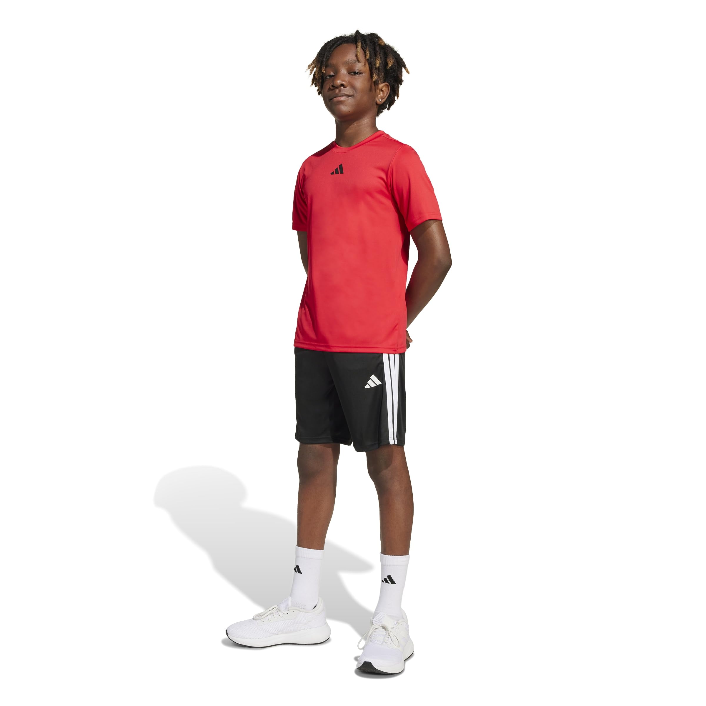adidas Dres Uniseks - dzieci Train Essentials 3-stripes T-shirt Set
