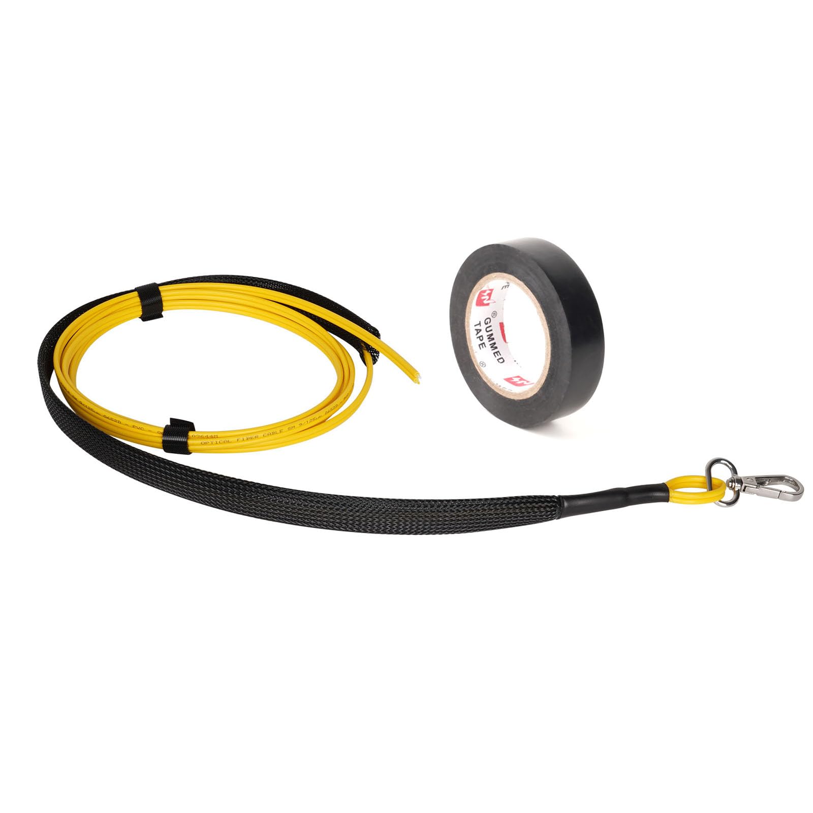 Fiber Optic Cable Pulling Eye Kit for Single Mode 9/125um Duplex/Simplex Fiber Patch Cables