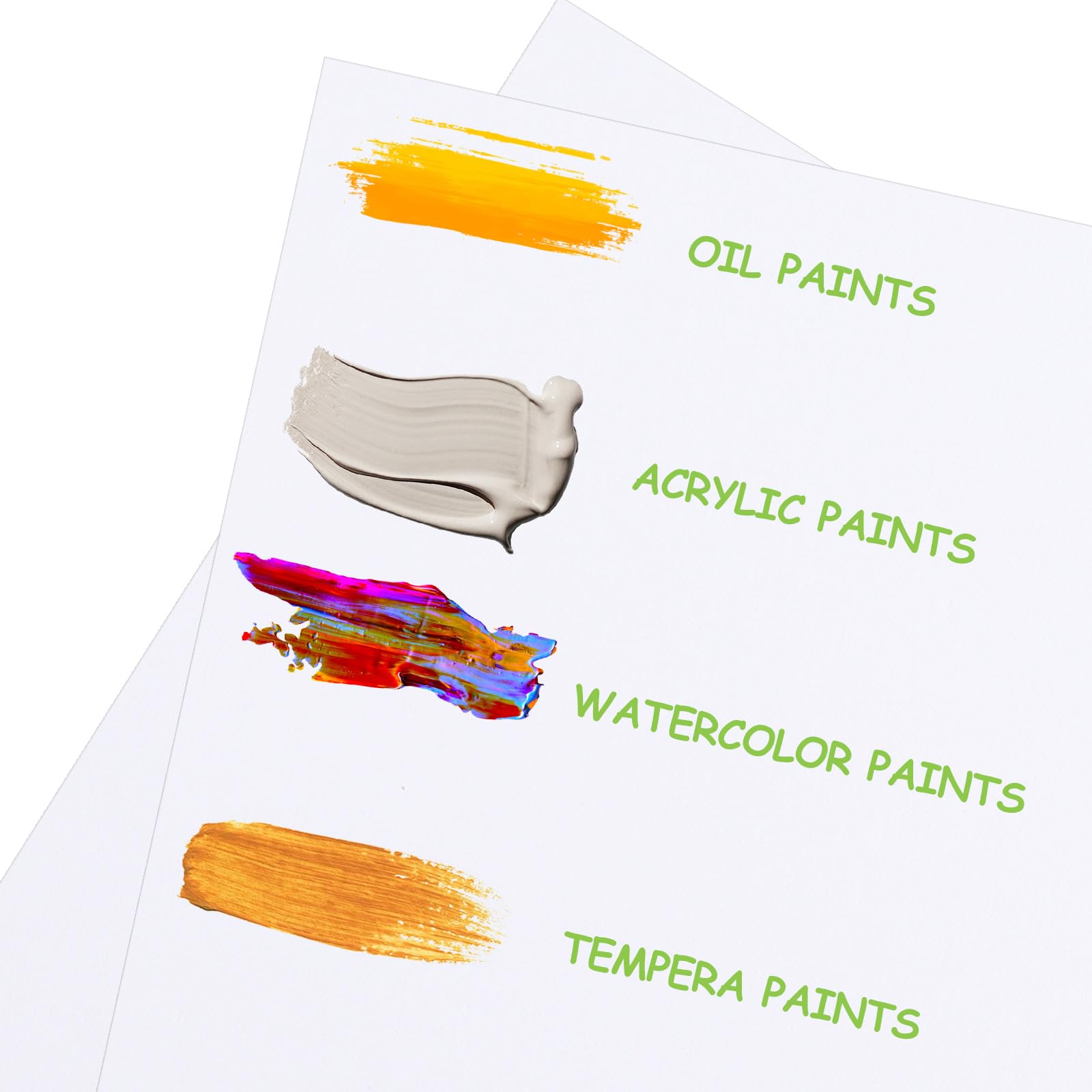 APACALI 24 Pack Canvas for Painting 28 x 36cm, 11 x 14inch Blank Canvas - Image 4