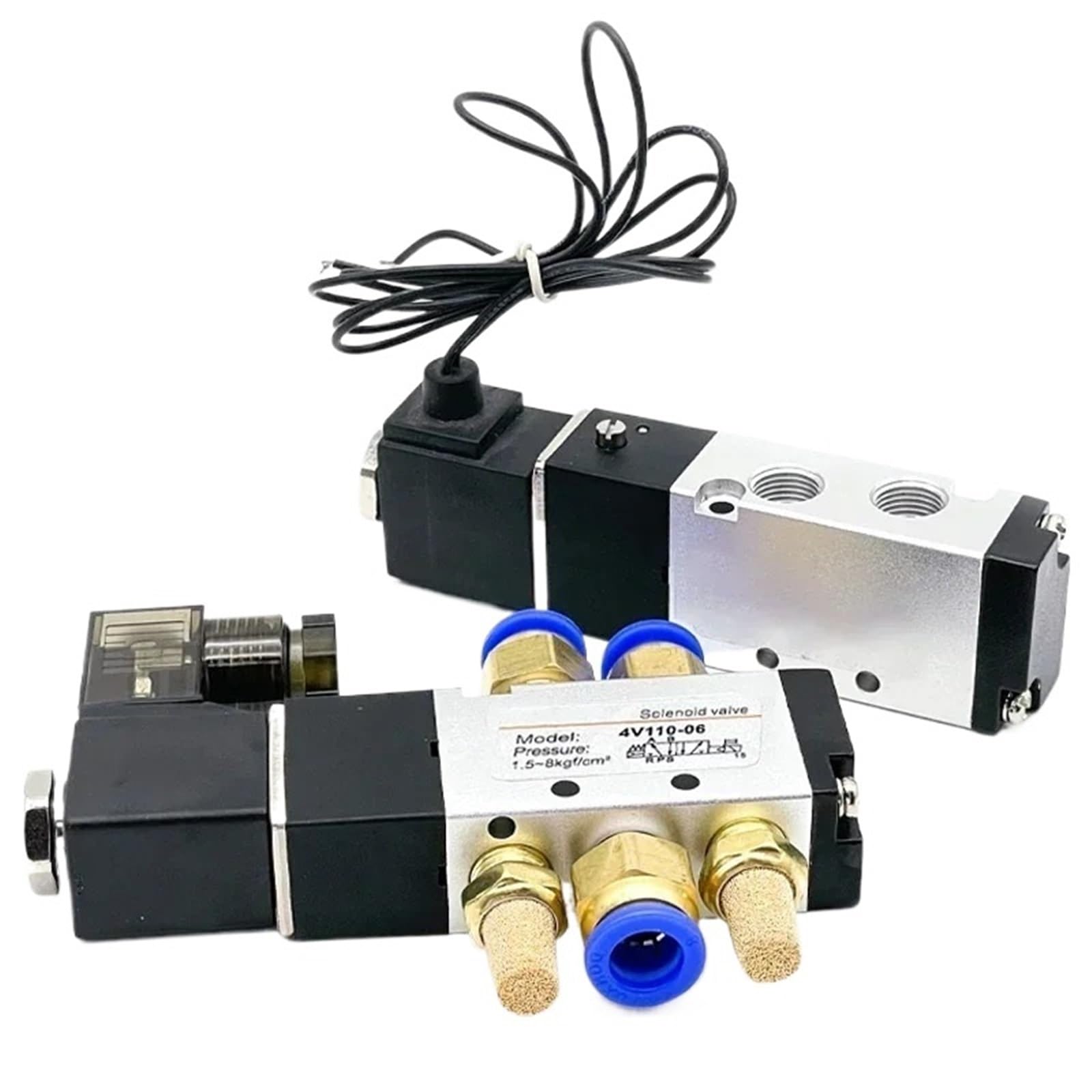 Éliminez les fuites d'air avec l'électrovanne magnétique 4V110-06 1/8 AC110V