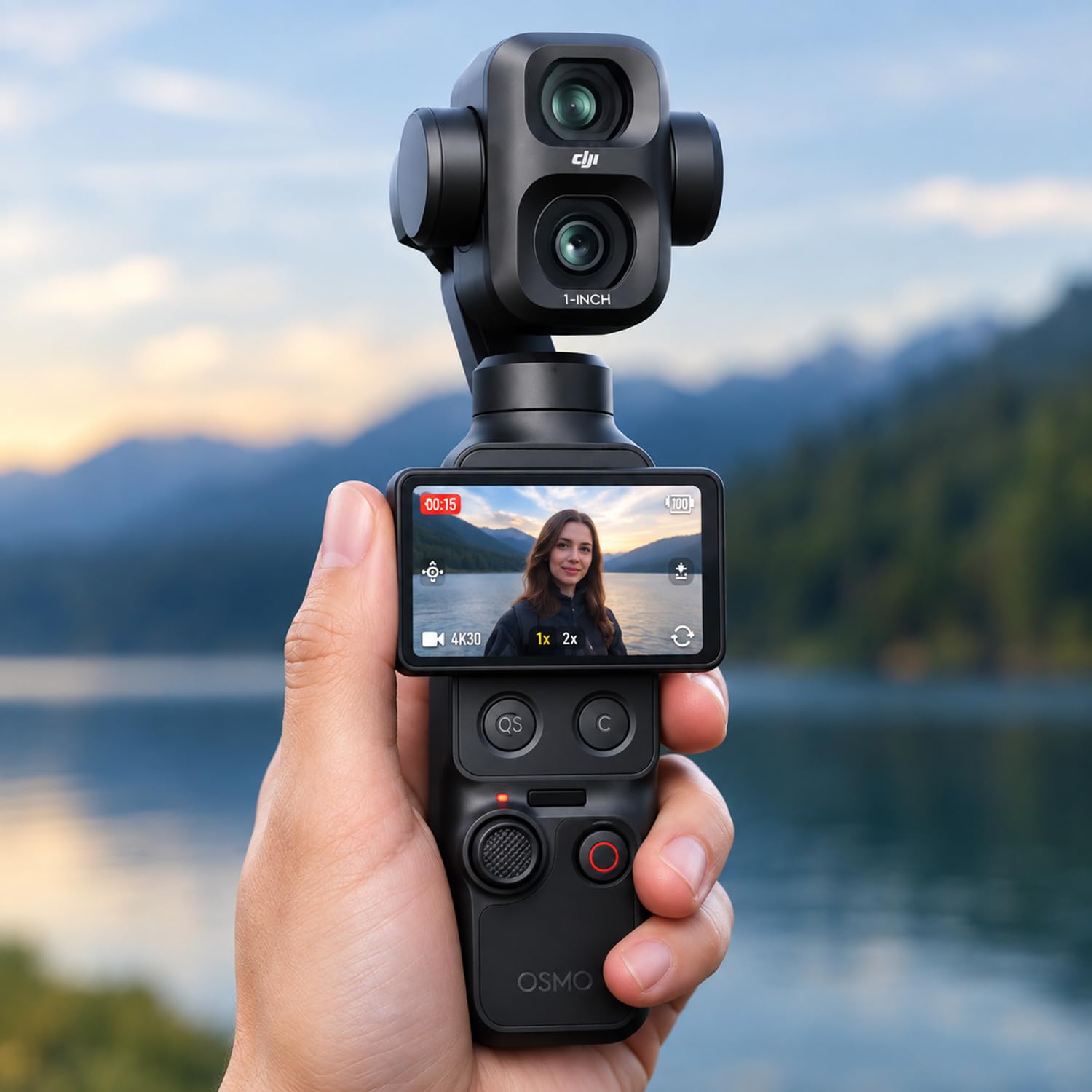 Amazon.com: DJI Osmo Pocket 4P Vlog Combo, Dual-Lens Vlog Camera