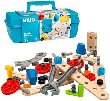 BRIO 34589 – Builder Kindergarten 270-piece, structure Constructionsspielzeug