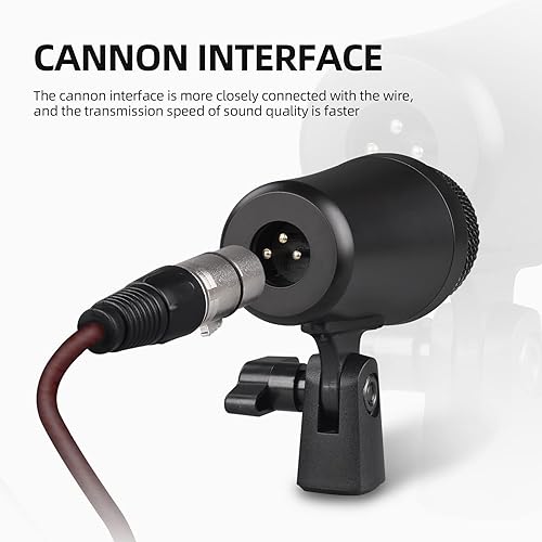 Miniatura 5 de D Debra DK7 Pro - Kit de micrófono de batería con cable de 7 piezas para tocar y grabar bateristas, incluye micrófonos, clip de micrófono con