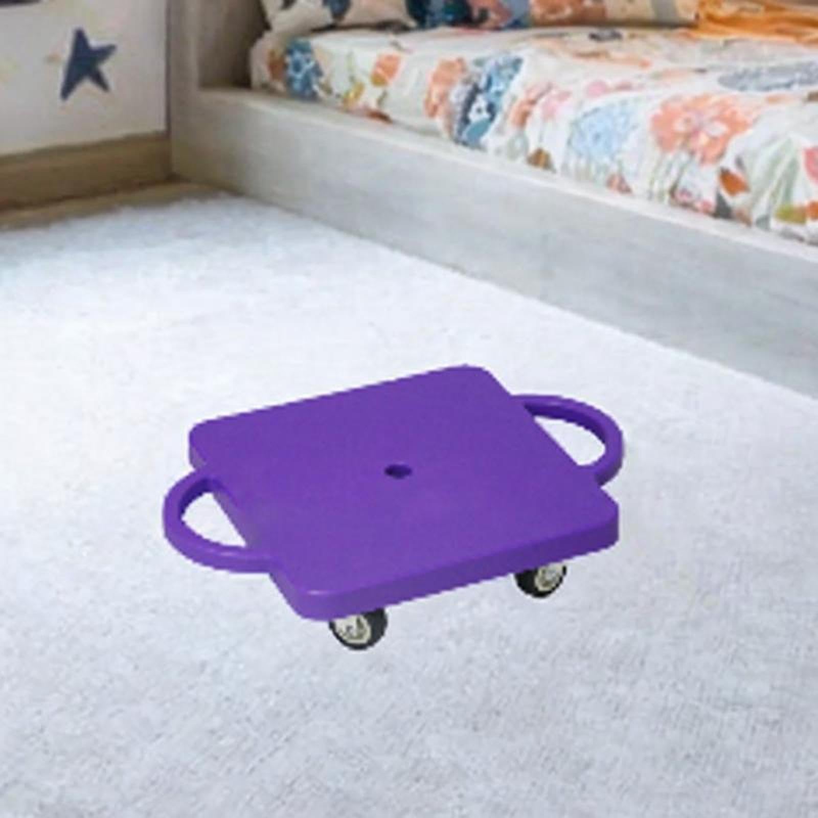 Juguete Infantil con Asas, Tabla de Asiento con Ruedas Silenciosas, Juguete de Equilibrio Motorizado, Estructura de PP Segura, Adecuado para