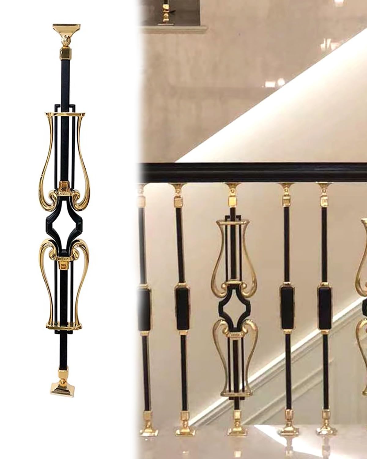 Barrière de sécurité bébé pour un escalier intérieur victorien et serein