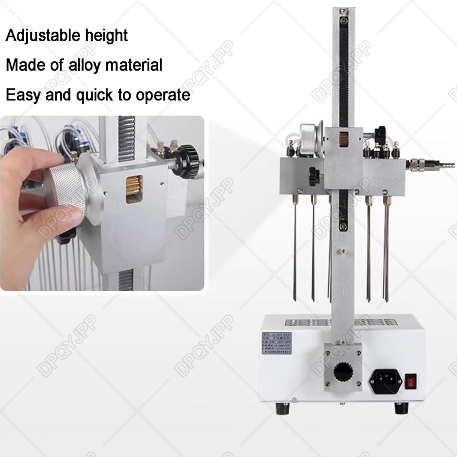 Evaporador de muestras de Laboratorio, concentrador de Purga de nitrógeno, Altura Ajustable, con Agujas de Gas, soplado a presión científica, análisis de Laboratorio. 12Holes