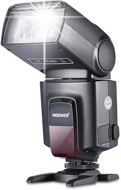 Neewer TT560 Flash Speedlite for Canon Nikon Sony Panasonic Olympus Fujifilm Pentax Sigma Minolta Leica and Other SLR Digital SLR Film SLR Cameras and Digital Cameras with Single-Contact Hot Shoe