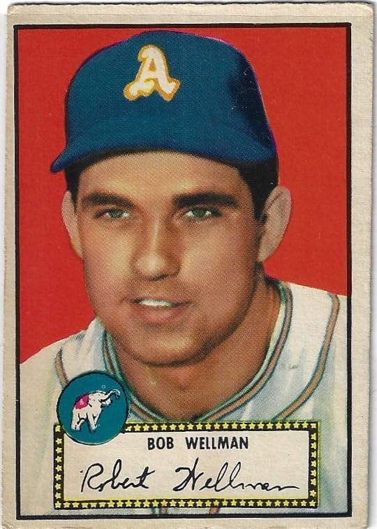Bob Wellman Rookie Card Vintage Collectible Baseball Card - 1952 Topps Baseball Card #41 (Athletics) Card Shown is Card Being Purchased