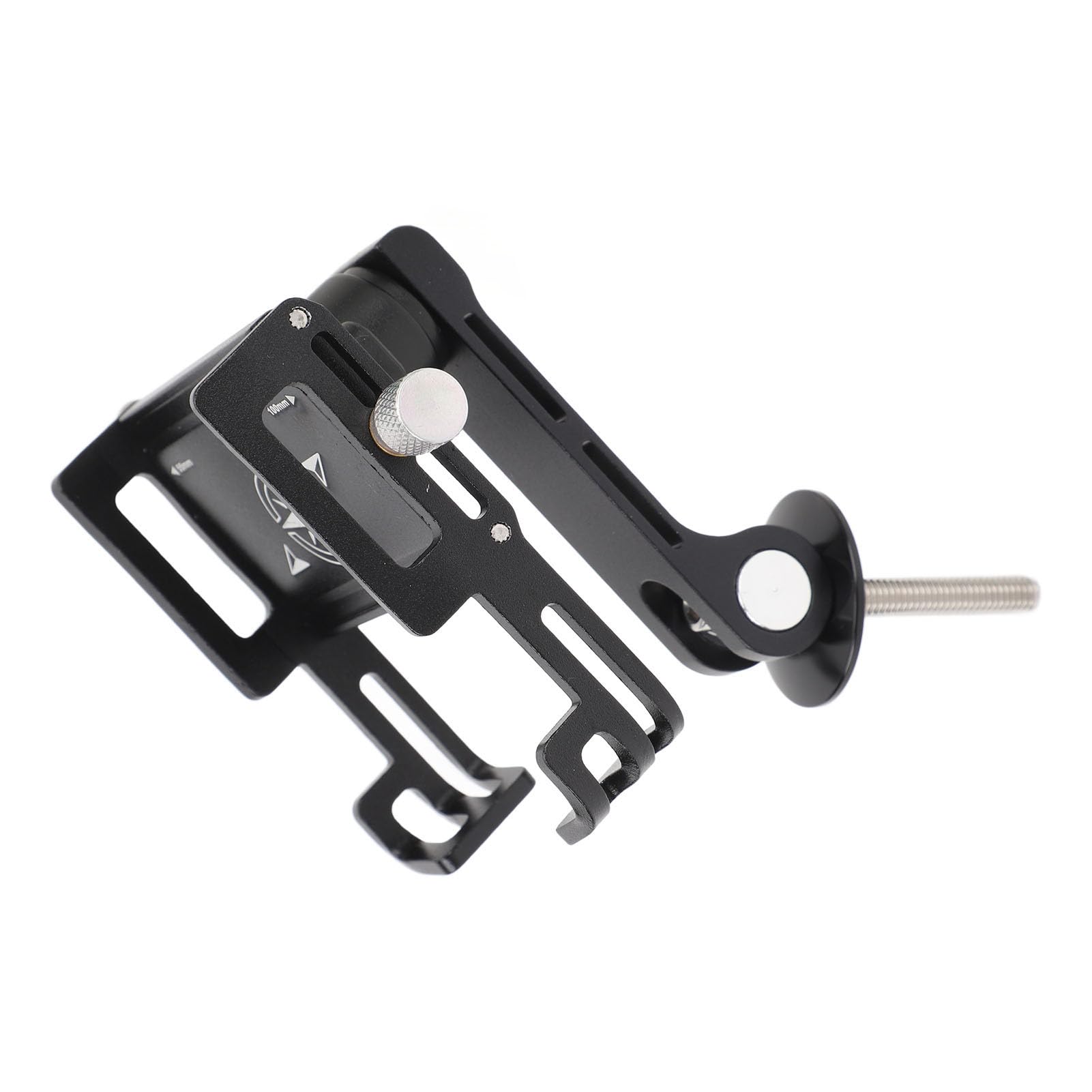 Uchwyt na telefon z trzonkiem rowerowym, obrotowy uchwyt na telefon rowerowy ze stopu aluminium, uniwersalny uchwyt na telefon rowerowy do smartfonów od 55 do 100 mm, oszczędność miejsca