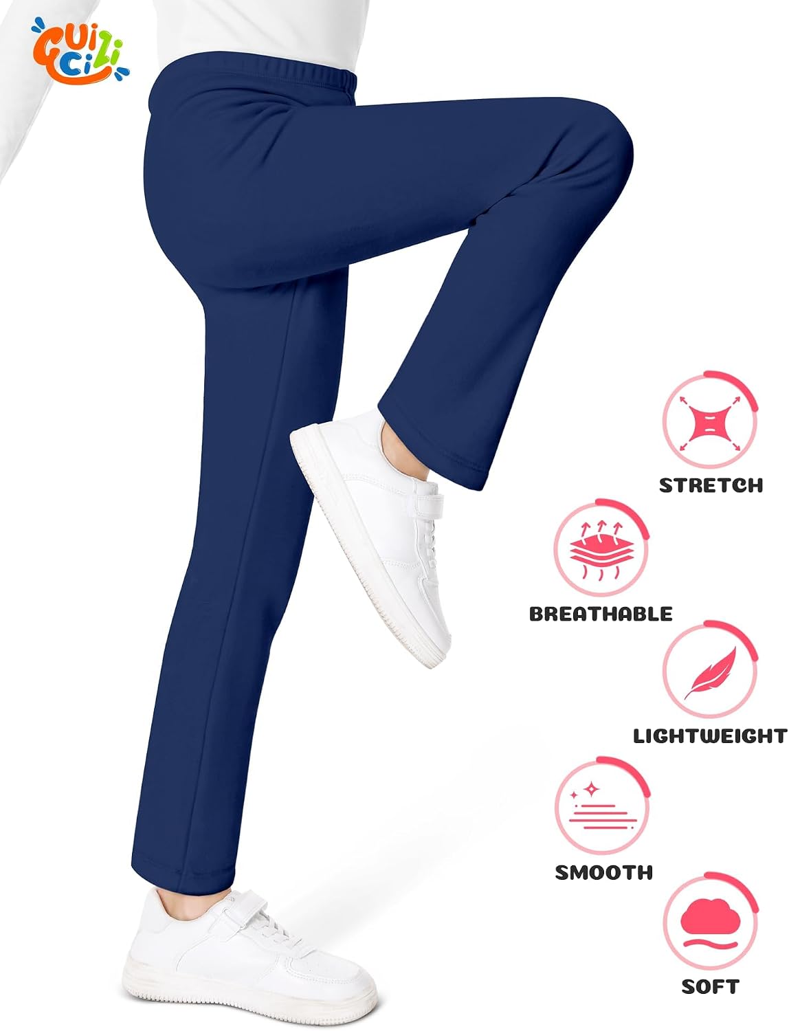 Girls Fleece Lined Leggings Winter Warm Leggings Thick Thermal Pants for Toddler Kids Teen Tights Full Length 2T-12Y