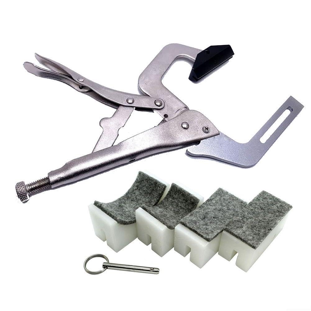Kit di 9 inserti in ottone regolabili per chitarra (fret press)
