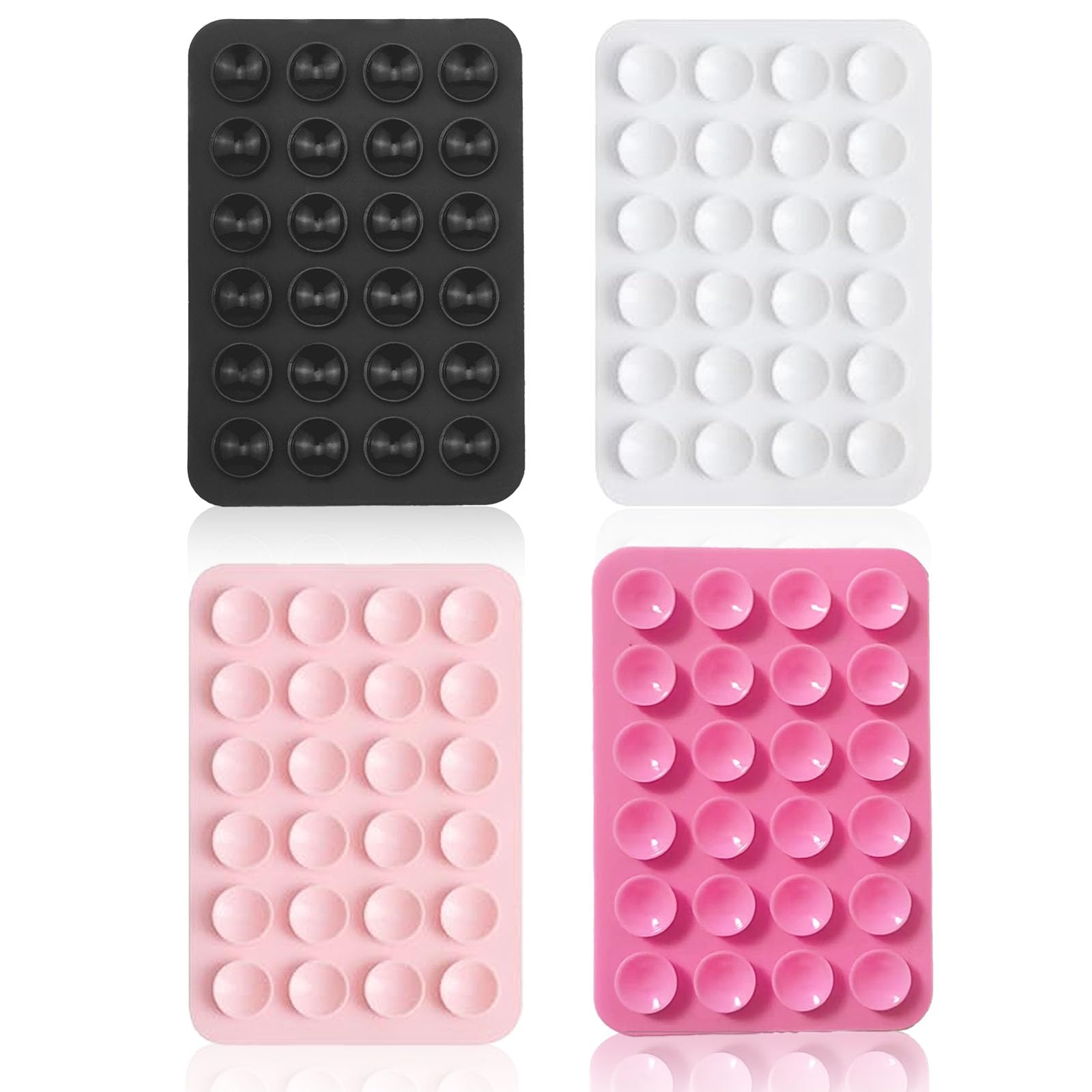 15 Pièces Ventouses Silicone Téléphone Portable - Support Mains Libres Multicolore