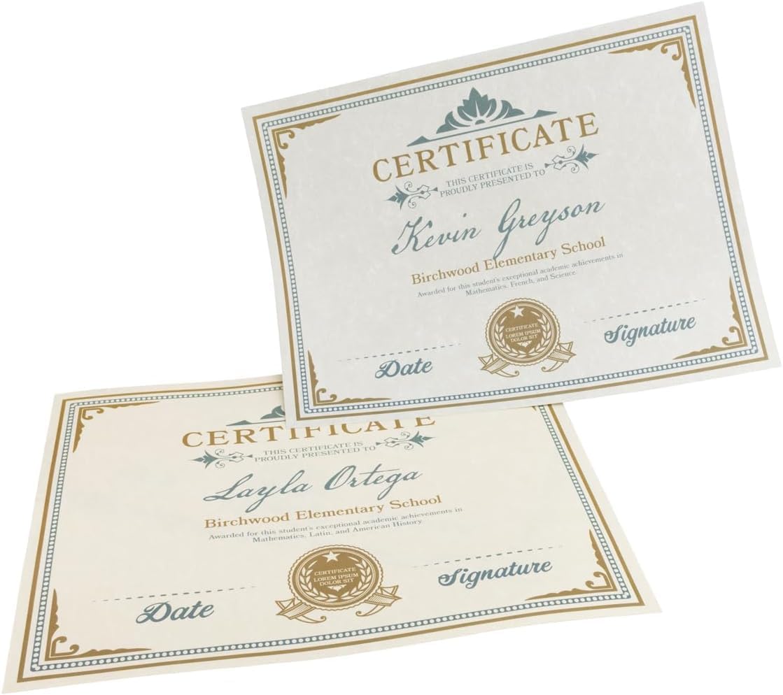 Hygloss Products Craft Parchment Paper Sheets - Printer Friendly, Made in USA - 8-1/2 x 11 Inches, Natural, 500 Pack