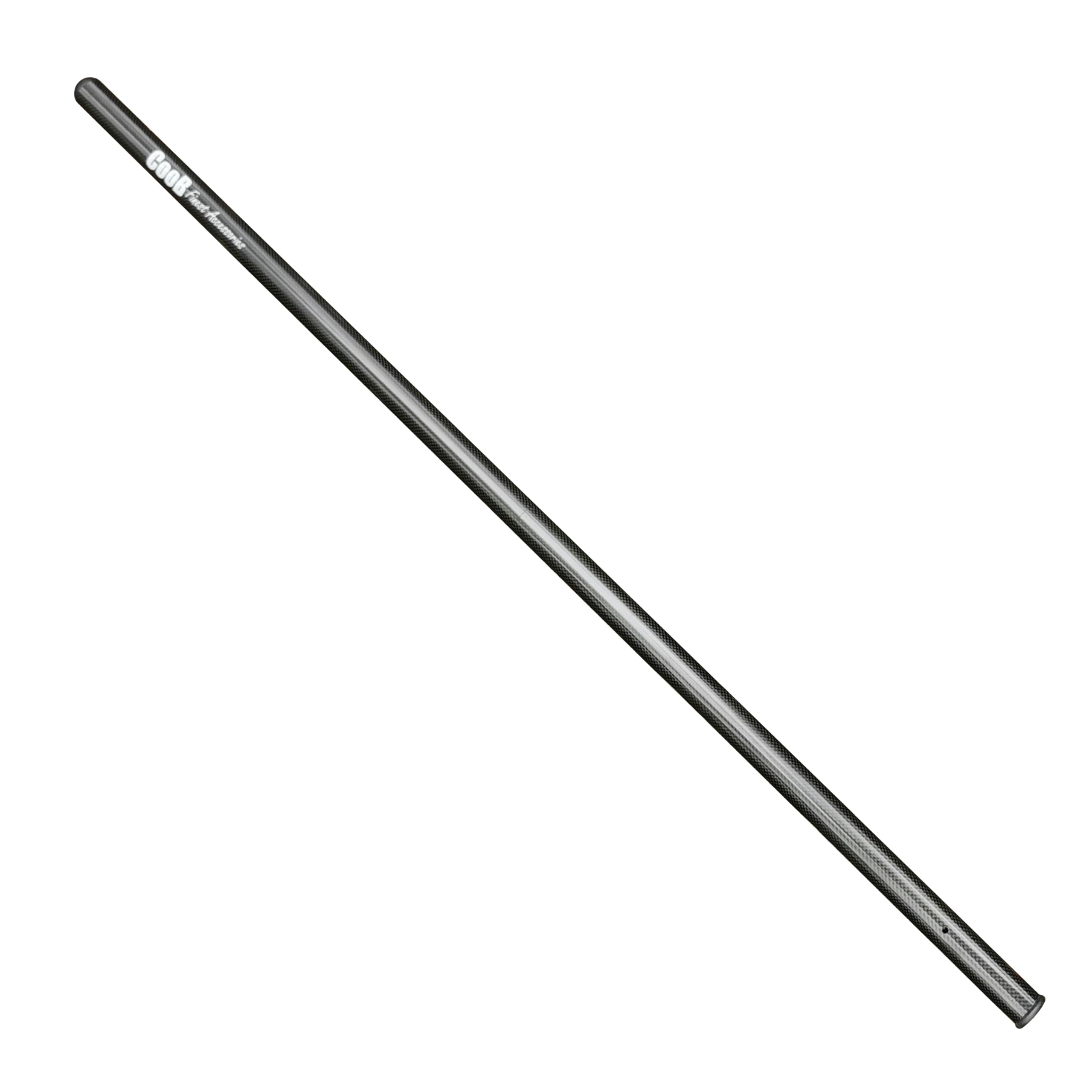 CooB Wykrywacz metali, łopata do piasku, podróżna, składana, lekka, mocna rączka z włókna węglowego, szufelka do piasku nie jest dołączona (uchwyt z włókna węglowego)