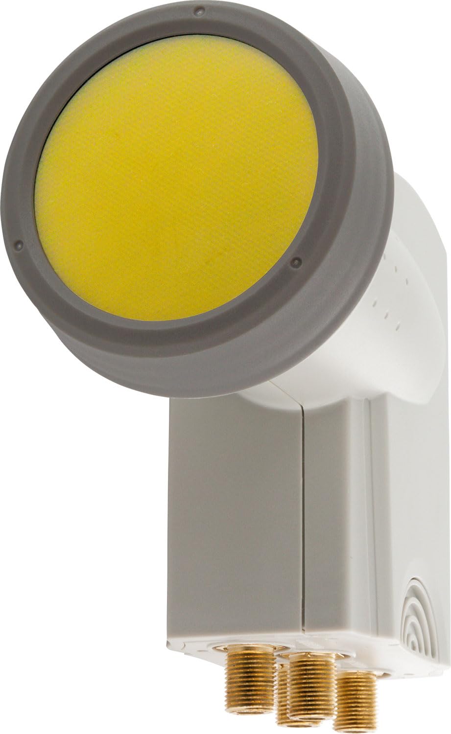 SCHWAIGER -364- Quad LNB z ochroną przeciwsłoneczną, 4-krotny, cyfrowy (4 użytkowniki), wyjątkowo odporny na wysokie temperatury nasadka LNB, zastosowanie z anteną satelitarną, kompatybilny z wieloma feedami z ochroną przed warunkami atmosferycznymi, pozł