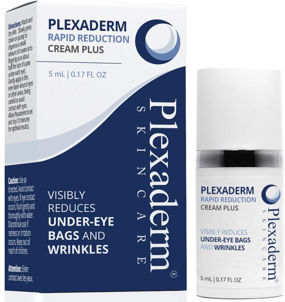 Plexaderm Rapid Reduction Cream Plus – Visibly Reduce Under-eye Bags, Wrinkles, Dark Circles, Crow’s Feet & Fine Lines Instantly