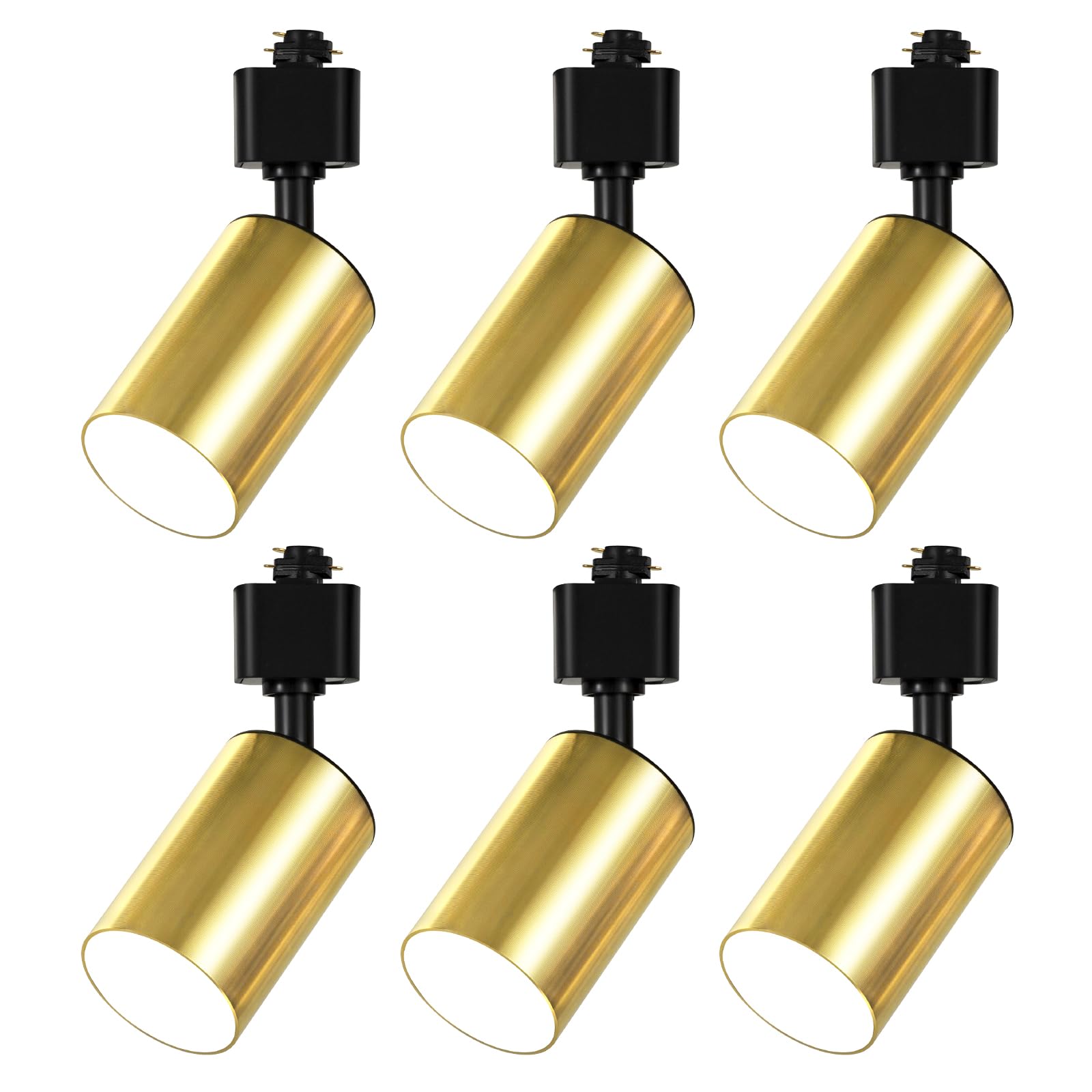 VANoopee GU10 Track Lighting Heads H Type Gold LED Track Light Heads Compatible with Halo Style VANoopee GU10 Track Lighting Heads H Type Gold LED Track Light Heads Compatible with Halo Style