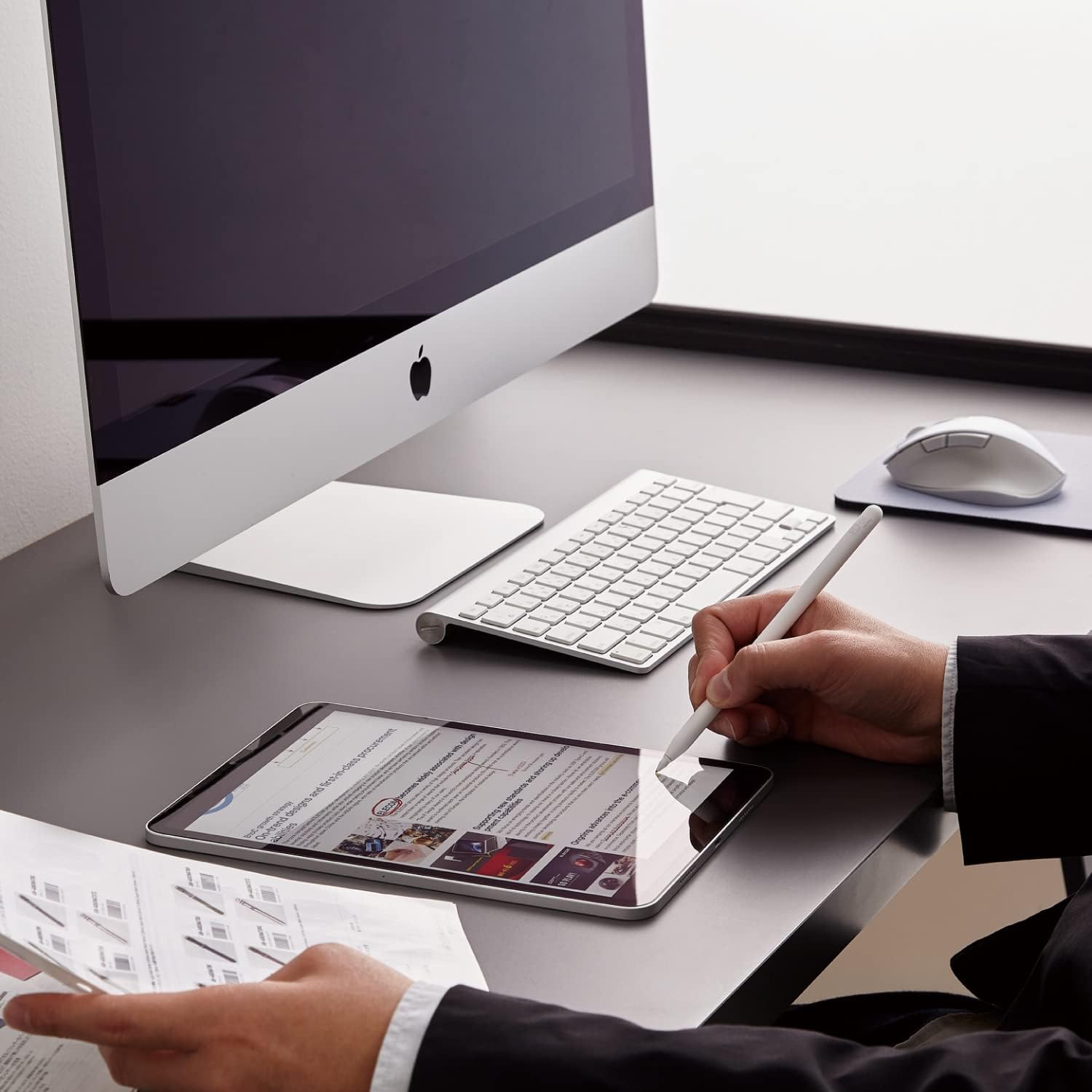 Elecom P-TIPAP02 Replacement Tip for Apple Pencil [Compatible with 1st and 2nd Generation], Metal, Extra Fine, 0.04 inch (1 mm) Thickness, Parallax Improvement Model, Reduces Misalignment from