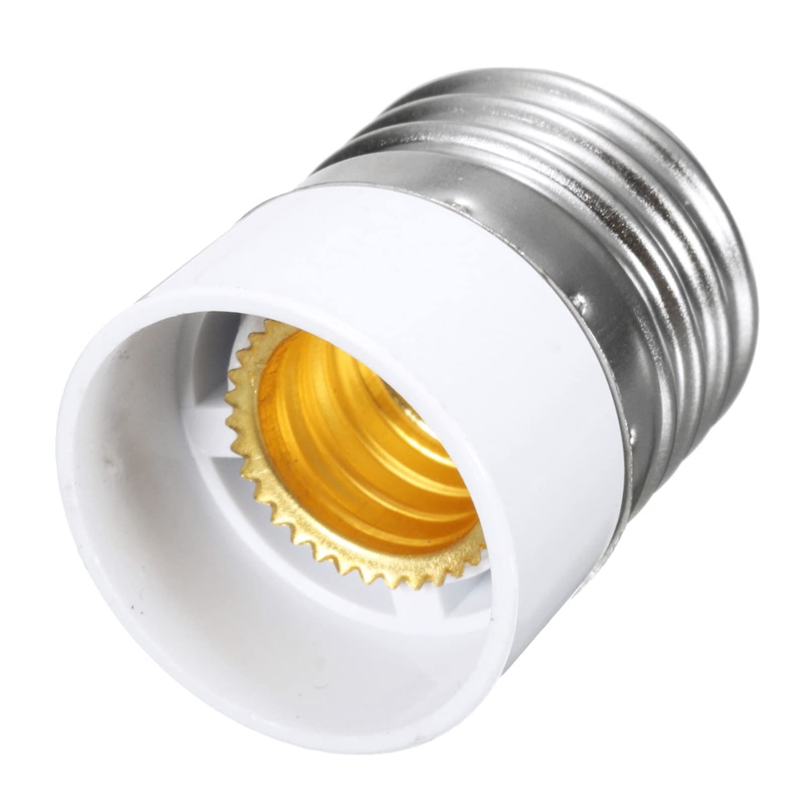 adattatore per prese luminose Convertitore portalampada da E27 a E14 in materiale PC+rame, 5 pezzi, adattatore for base lampadina, attacco a vite