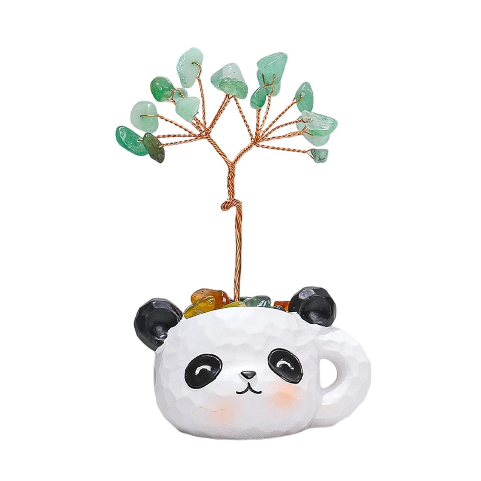 Oxxggkao Crystal Tree with Cartoon Bonsais Quartzs Crystal Money Tree Bonsais Feng Shuis Decors Housewarmings Present Home Decors Feng Shuis Decoration