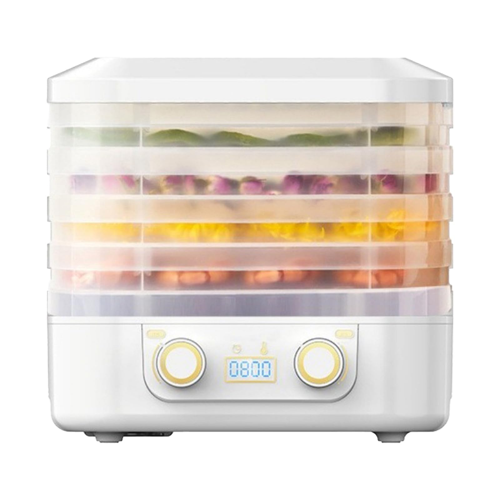 Home Freeze Dryer Machine with Digital Touch Control, Multi-Layer Food Freeze Dryer for Fruits Meat and Meals, Adjustable Temperature Compact Freeze Drying System for Home Kitchen