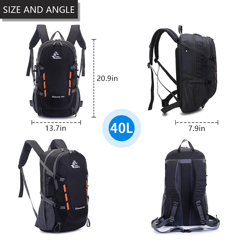 40 l leichter Tagesrucksack, Radfahren, Wandern, wasserabweisend, Reiserucksack