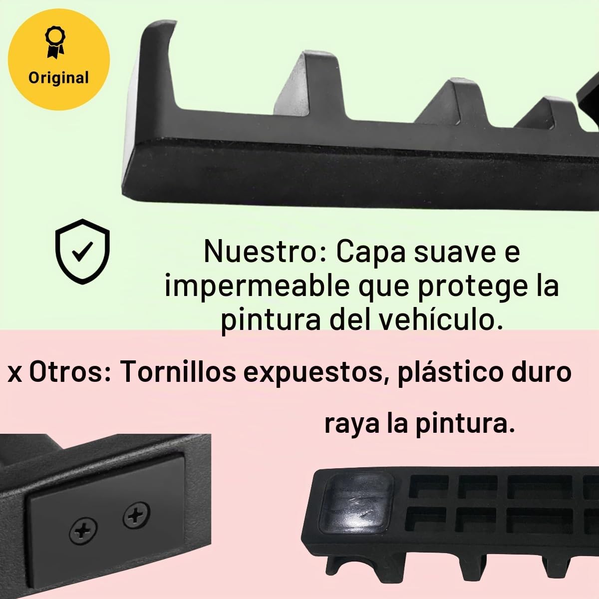 Soporte Protector para vehículo de esquí y Snowboard (magnético)