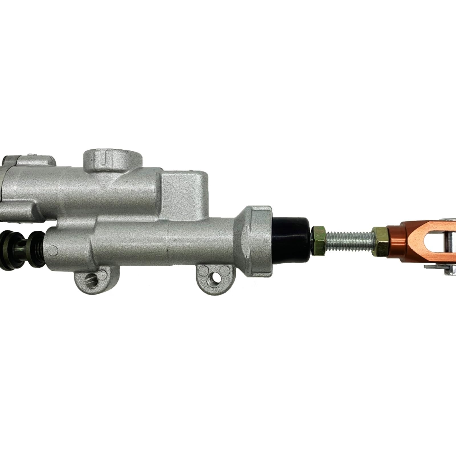 APSHDNCU Forward Brake Pump Fit for CR125R CR250R CRF250R CRF450R CRF250X CRF450X Motorcycle Rear Brake Master Cylinder(Orange)